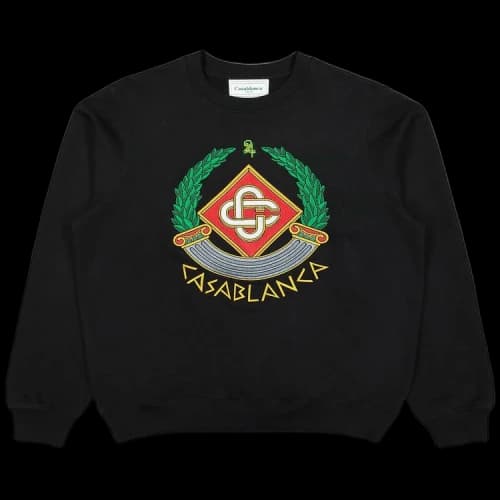 Casablanca Casa Crest Embroidered Sweatshirt 'Black'
