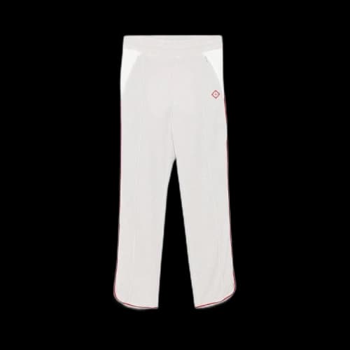 Casablanca Velour Cover Stitch Track Pants 'Grey/White'
