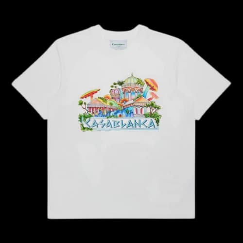 Casablanca The Road To Knowledge Printed T-Shirt 'White'