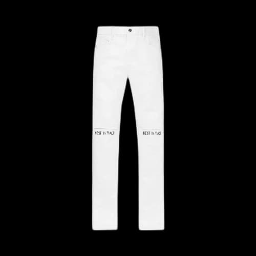RtA Bryant Skinny Jeans White
