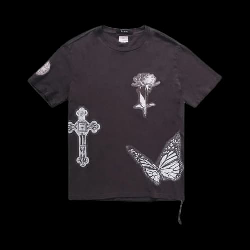 Ksubi Kut Out Kash Tee 'Faded Black'