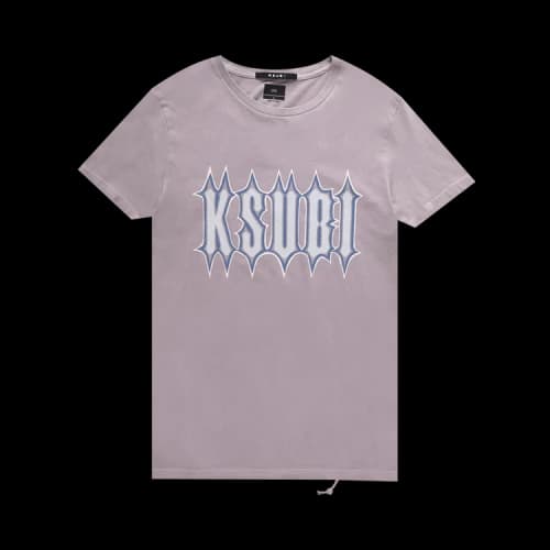Ksubi Serrated Seeing Lines Tee 'Silt Purple'