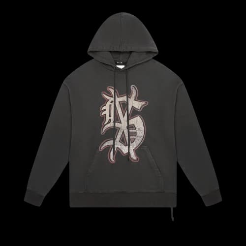 Ksubi Dug Out Biggie Faded Hoodie 'Black'