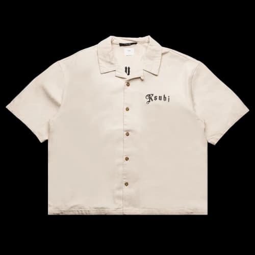 Ksubi Truckstop Diner Short-Sleeve Shirt 'Natural'