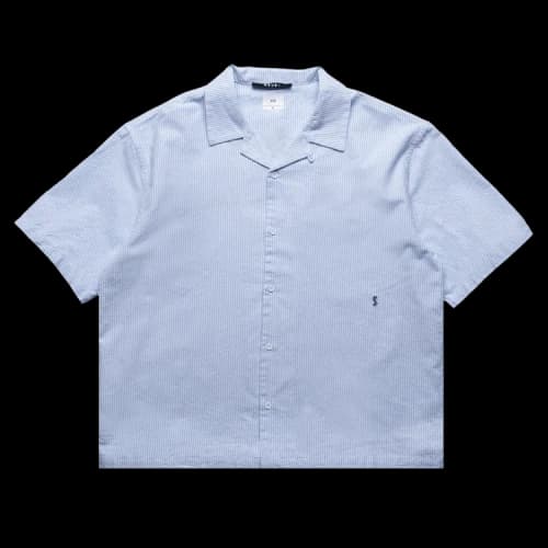 Ksubi Caring Diner Short-Sleeve Shirt 'Tru Stripe'