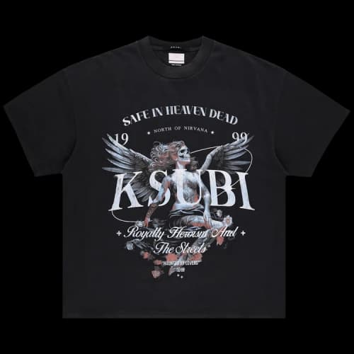 Ksubi Spirit Ekcess T-Shirt 'Acid Black'