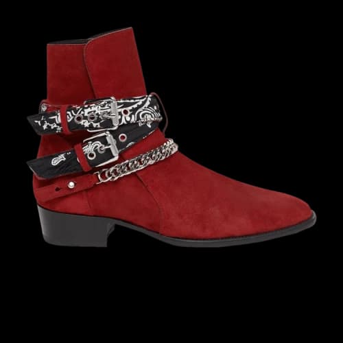 Amiri Buckle Boot 'Bandana - Merlot'