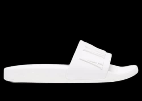 AMIRI Pool Slide Debossed White White