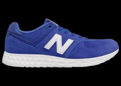 New Balance 574 Fresh Foam Suede Blue White