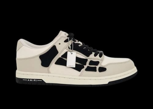 AMIRI Skel Low Top Beige Black