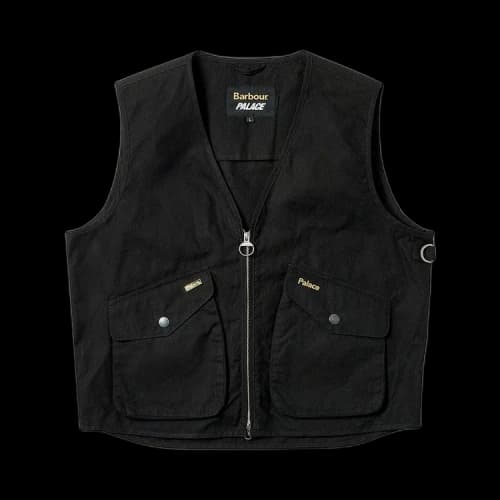 Barbour x Palace Fly Fishin Vest 'Black'