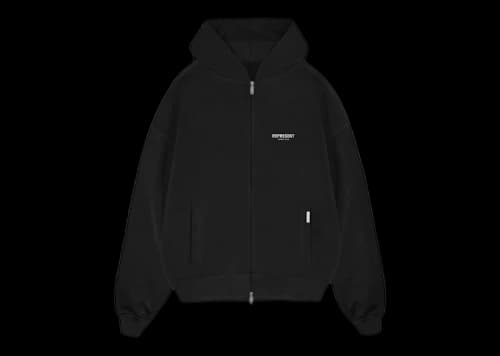 Represent Owners Club Zip Hoodie Black