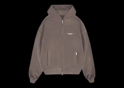 Represent Owners Club Zip Hoodie Fog