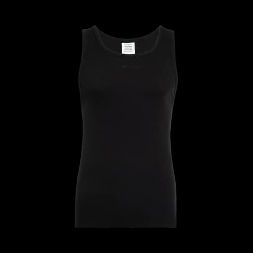 Vetements Oval Logo Tank Top 'Black'