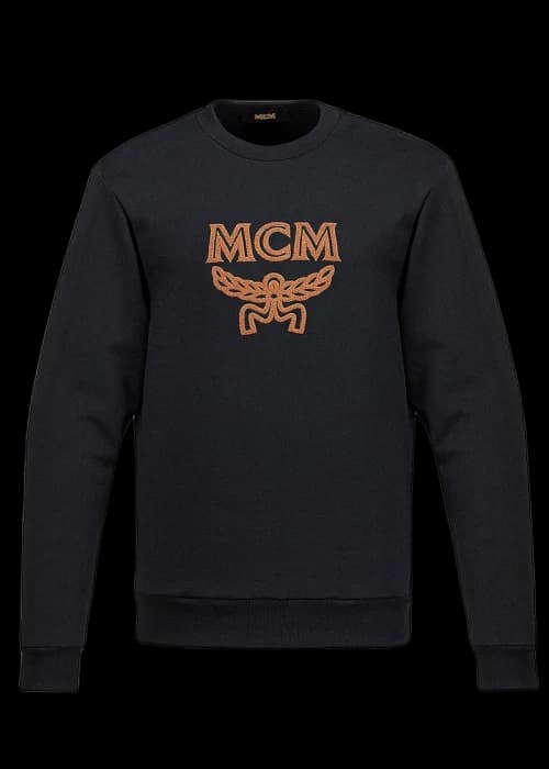 MCM Classic Logo Crewneck Black Beauty