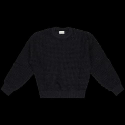 Aimé Leon Dore Loose Knit Waffle Crewneck Sweater 'Black'