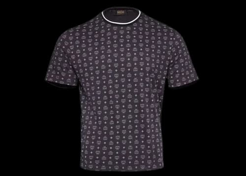 MCM Visetos Print T-shirt Black