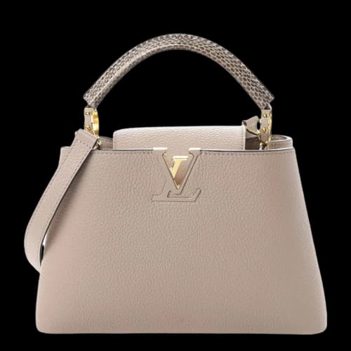 Louis Vuitton Capucines Ayers Taurillon BB Galet