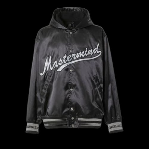 Mastermind Hooded Varsity Jacket 'Black'