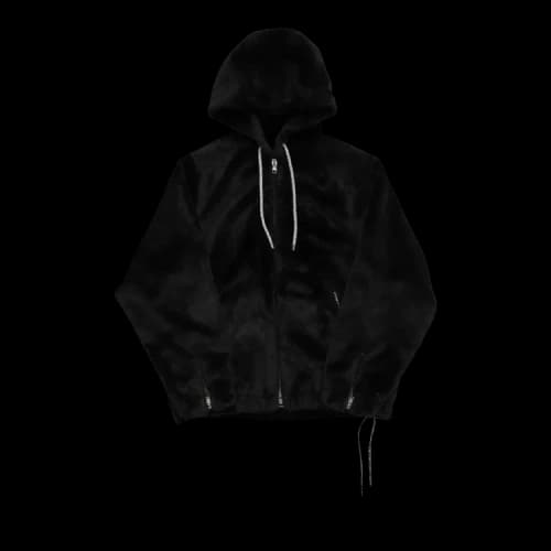 Mastermind Faux Fur Hooded Jacket 'Black'