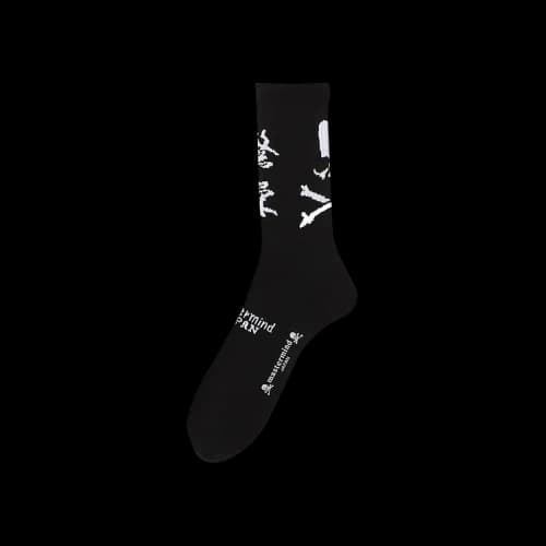 Mastermind Japan Stitch Crew Socks 'Black'