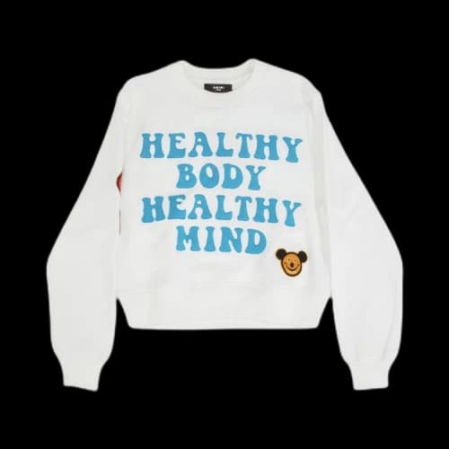 Amiri A Love Movement Healthy Body Crew 'Snow'