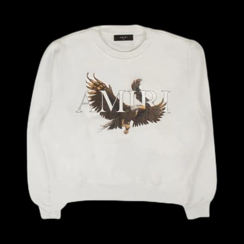 Amiri Eagle Crewneck 'White'