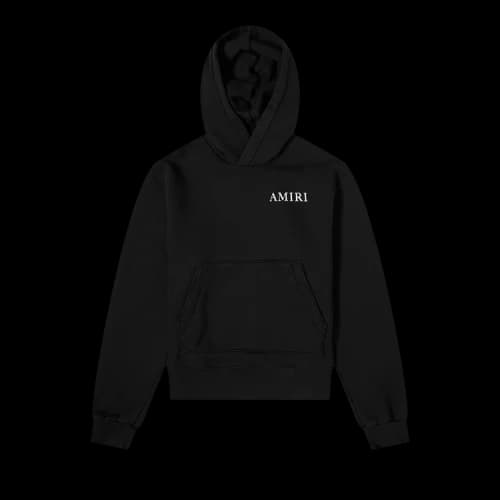Amiri Psychedelic Fitted Hoodie 'Black'