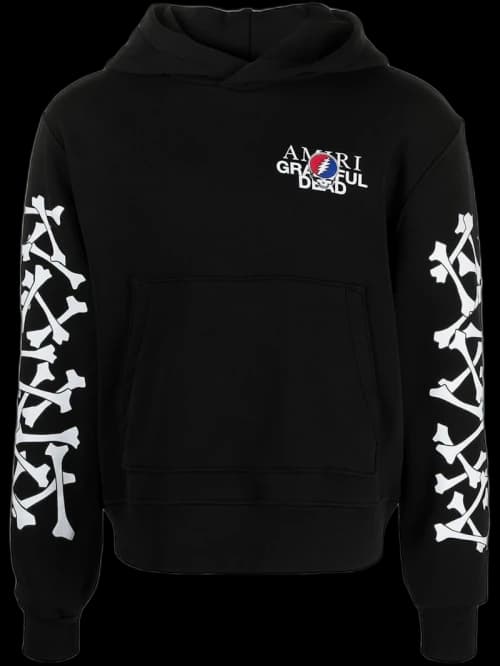 AMIRI Grateful Dead Bones Hoodie Black