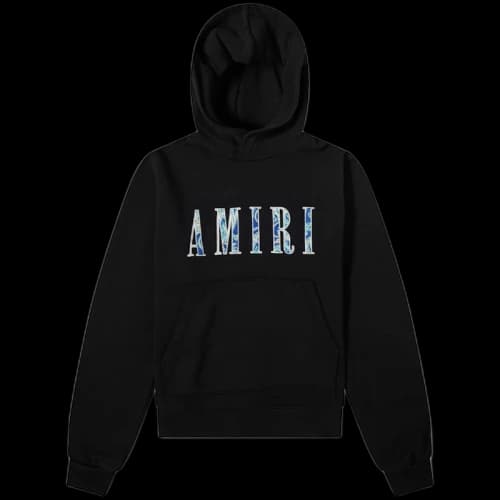 AMIRI Core Paisley Hoodie Black