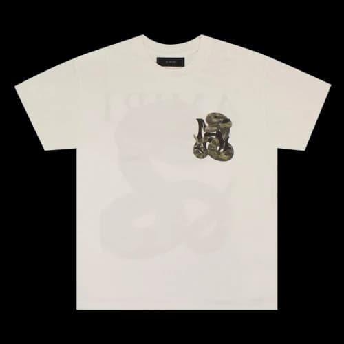 Amiri Snake Tee 'White'