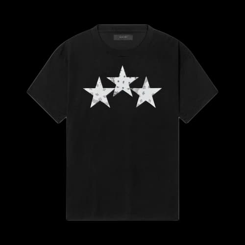 Amiri Bandana Star Tee 'Black'