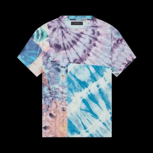 Amiri Tie Dye Patchwork Tee 'Multi'
