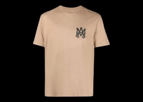AMIRI MA Logo Tee Tan/Black
