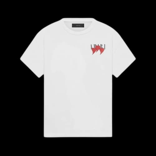 AMIRI 3 Hearts Tee White