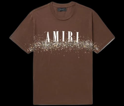 AMIRI Crystal T-shirt Brown