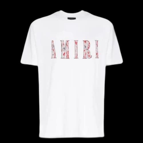 AMIRI Core Paisley Tee White