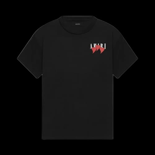AMIRI 3 Hearts Tee Black
