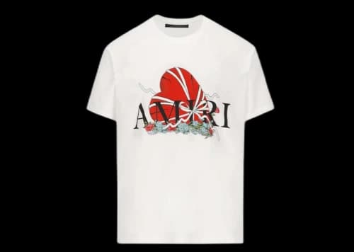 AMIRI Broken Heart Tee White
