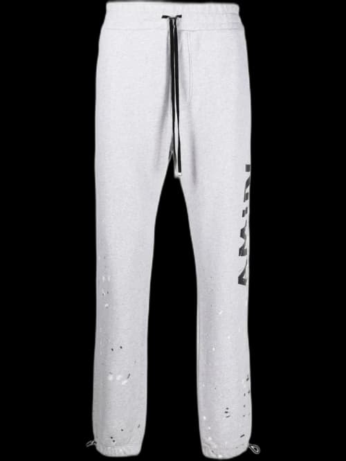 AMIRI Army Paint Sweatpants Heather Grey