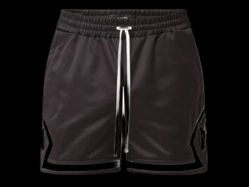 AMIRI Loose Fit Boxing Shorts Black/White