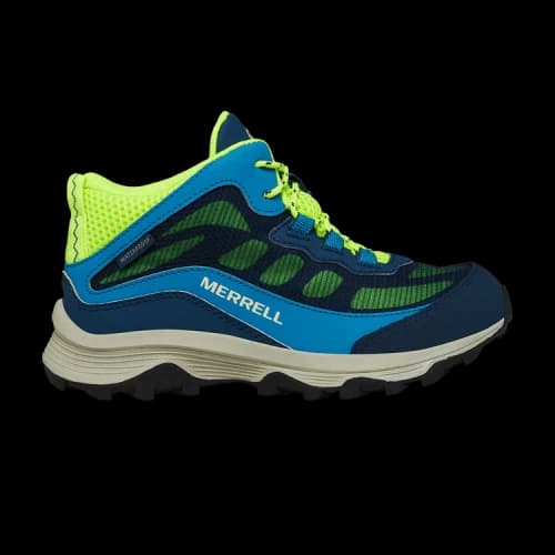 Merrell Moab Speed Mid Big Kid 'Navy Hi Viz'