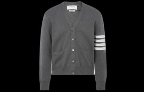 THOM BROWNE Cardigan 'Gray'