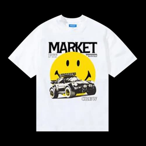 Market Smiley All Four T-Shirt 'White'