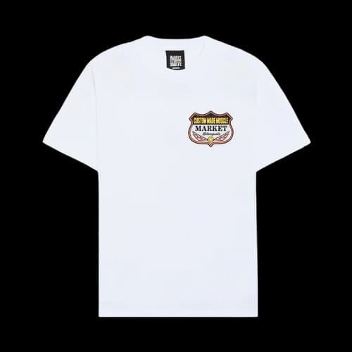 Market Smiley Burnt Rubber T-Shirt 'White'