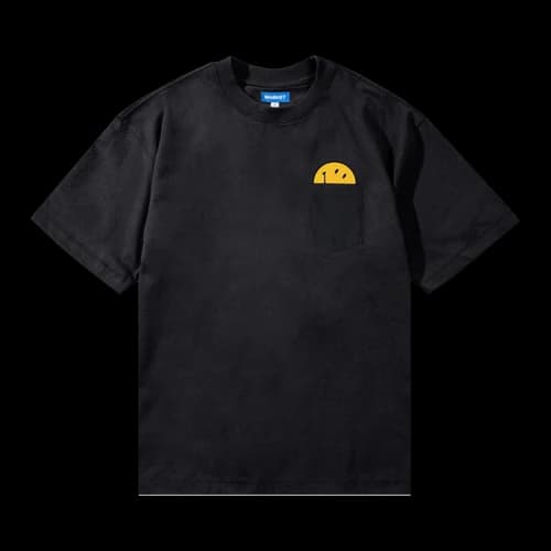Market Smiley Peek-A-Boo Pocket T-Shirt 'Black'