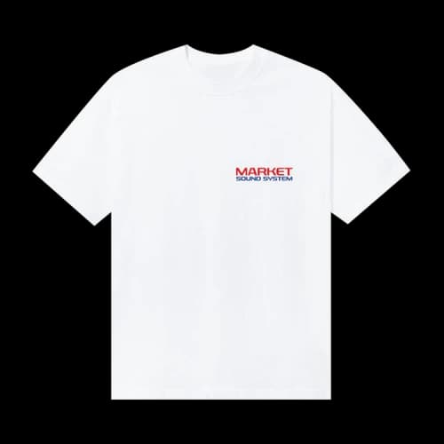 Market Speaker Knocker T-Shirt 'White'