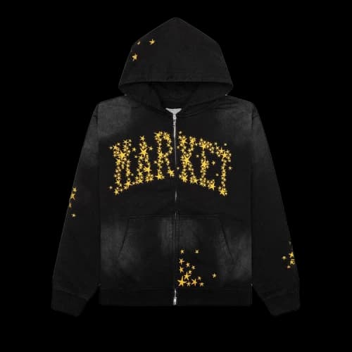 Market Galaxy Arc Zip Hoodie 'Pirate Black'
