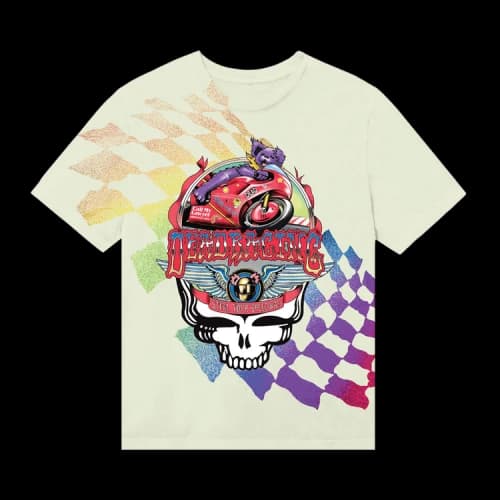 Market x GD Stealie Moto Bear T-Shirt 'Ecru'