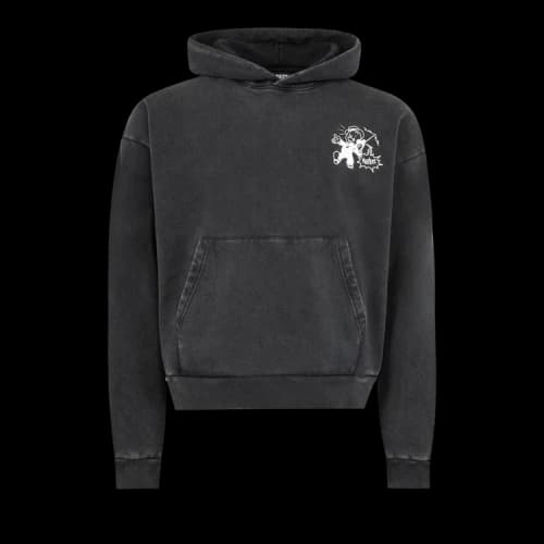 Market Walking And Talking Lawyer Hoodie 'Washed Black'